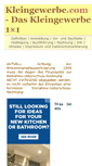 Mobile Screenshot of kleingewerbe.com